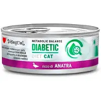 Disugual Aliment Humide Pour Chats Au Canard Pour Diabétiques 12x85g