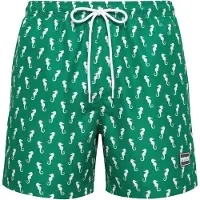 Urban Classics Pattern Swimming Shorts Vert 4XL Homme