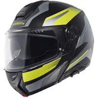 Schuberth Concept Tracer Casque Modulable Mat/Jaune 55 unisex