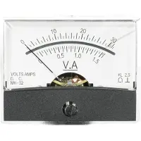 Voltcraft AM-60X46/30V/1,5A/DC Appareil de mesure encastrable AM-60X46/30V/1,5A/DC 30 V/1.5 A bobine rotative (AM-60X46/30V/1,5A/DC)