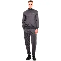 EA7 pour homme. 7M001320_AF12449 Kit de visibilité M Gris (M), Casuel, Sport, Sportswear, Multisport, Polyester, Manche longue