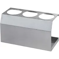 Hendi Porte-bouteilles à sauce triple, Organisateurs de cuisine, Argent