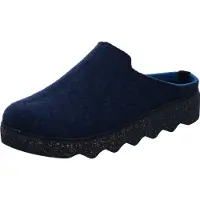 Rohde Pantoufles Femmes Chaussons Softfilz Foggia 6120, Taille:39 EU, Couleur:Bleu