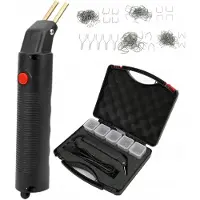 Rosfix Agrafeuse Plastique 100W – Avec 205 Agrafes | Portée 230V, Éclairage LED, Poids 135,7g, Taille 20,5cm