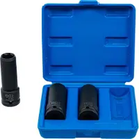 Bgs Jeu de douilles de force spéciales entraînement carré intérieur 12,5 mm (1/2") SW 17 / 19 / 21 mm 3pcs - 80003