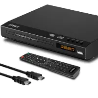 Strex Lecteur DVD avec HDMI - Full HD 1080P - Télécommande - USB - HDMI/RCA - Sans région - Noir