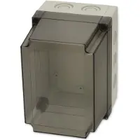 Fibox Boîtier avec joint et couvercle, série : MNX, avec marquages métriques, matériau du boîtier : polycarbonate (PC). Dimensions : [informations sur les dimensions à compléter ici]