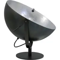 Masterlight Lampadaire Larino 40 noir avec du vieil argent