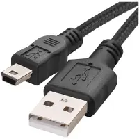 Emos Câble de charge et de données USB-A 2.0 / mini USB-B 2.0, 2 m, noir, SM7009BL