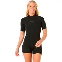 Rip Curl Shorty à Manches Courtes Avec Fermeture éclair Au Dos Pour Femme D/patrol 22l Eco 2 Mm