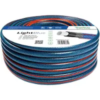 Vartco Tuyau d'arrosage bleu clair 1" 50m 4 couches 22 bar