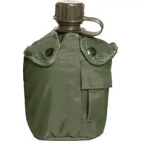Mil-Tec Cantine en plastique avec 1 litre de couleur olive pour le camping et le trekking Parabellum 50140