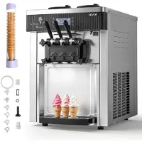 Vevor Machine à Glace Molle Commerciale
