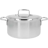 Demeyere marmite basse avec couvercle 5,2l 408508470