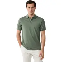 Hackett London pour homme. HM5600169 Polo Classic Fit Logo vert (L), Casuel, Coton, Manche courte