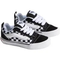 Vans Chaussures - Knu Skool - Damier Noir/True White - - 28 - Chaussures