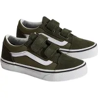 Vans Baskets basses enfant Old Skool V 2-TONE Obsidian Fern garcons - Kaki - 27