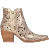 Xti pour femme. 14503705-ORO Bottines 145037 or (40), Doré, 3 à 5 cm, Fermeture éclair, Casuel