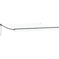 vidaXL Store coulissant blanc 450 x 300 x 165 cm