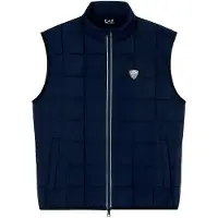 Emporio Armani pour homme. 7M001512_AF21509 Gilet bouclier premium M marine (XXS), Blanc, Casuel, Polyester, Sans manches / bretelles
