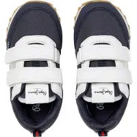 Pepe Jeans unisex pour enfant. PBS400008 Dublin Sport Shoes navy (30), Plat, Velcro, Casuel, Marine, mode enfantine