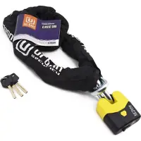 Urban Security Padlock U8k+150 Sra Chain Lock Noir 150 cm