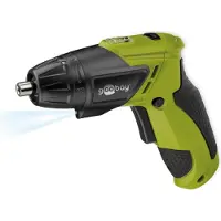 Goobay 71880 Visseuse professionnelle sans fil 3,6 V avec lampe LED, orange-noir - pour le bricoleur passionné à la maison