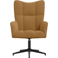 vidaXL Fauteuil relax marron velours