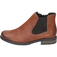 Rieker Bottines cognac / gris / noir