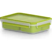 EMSA CLIP & GO Snackbox 1,2 L mit 3 Einsätzen 3100518100 4009049449210
