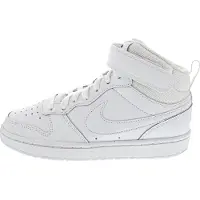 Nike Chaussure Court Borough Mid 2 pour ado - Blanc | Taille 36.5