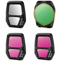 Sunnylife A3s-fi928 4pcs Lens Filter Set For Air 3s Multicolore