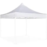 Oviala Toit de tente pliante 3x3 m 520g/m² -