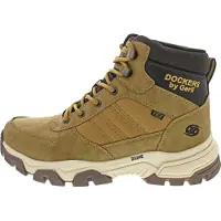 Dockers Bottines à lacets marron / jaune