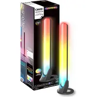 Calex Barre lumineuse Smart Monitor, éclairage d'ambiance RGBIC pour écran, intensité réglable,via application etvocale, Wi-Fi, USB, double mode d'éclairage