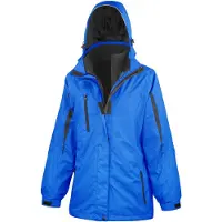 Result R400F | Veste 3 en 1 Softshell Journey pour femme - Couleur : Royal/Black - Taille : L (14/40)