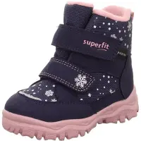 Superfit Bottes de neige 'Husky 1' marine / rose / blanc