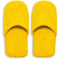 Excelsa Chaussons Spa en coton une taille Jaune