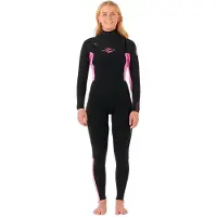 Rip Curl Combinaison En Néoprène à Manches Longues Et Fermeture éclair Sur La Poitrine Pour Femme Dawn Patrol 3/2 Mm Gb