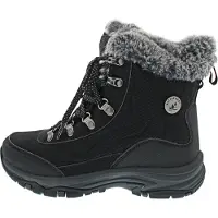 SKECHERS Bottines à lacets bleu nuit / noir / blanc