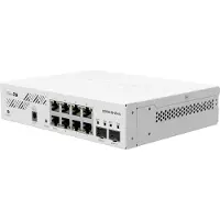Mikrotik Commutateur géré CSS610-8G-2S+IN, 8 ports Gigabit Ethernet, 2 ports SFP+, 200x167x46mm