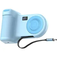 Belkin Stage PowerGrip, Téléphone portable/smartphone, Support actif, Manuel, Bleu clair