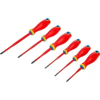 Bgs Jeu de tournevis VDE | pointe extra-fine | 6 pièces