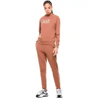EA7 pour femme. 7W000115_AF13135 Survêtements W marron (S), Casuel, Sport, Coton, Running, Sportswear, Multisport, Manche longue