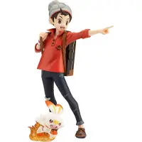 Kotobukiya Pokemon Artfxj 1/8 Victor & Scorbunny 21 Cm Figure Orange