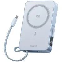 UGREEN Powerbank externe MagFlow 10 000 mAh, Qi2.2, 25 W, magnétique, bleu