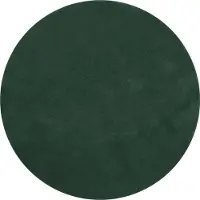 TecTake Tapis rond Soft Zone Ø 120 cm – Vert – Ultra-doux et lavable