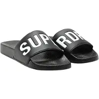 Superdry Claquettes / Tongs noir / blanc