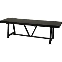Buffalo Shuffleboard Couverture en frêne 9ft noir - Plaque de couverture en trois parties