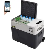 Vevor Glacière à compresseur 35L Mini portable Réfrigérateur de voiture Refroidisseur thermoélectrique